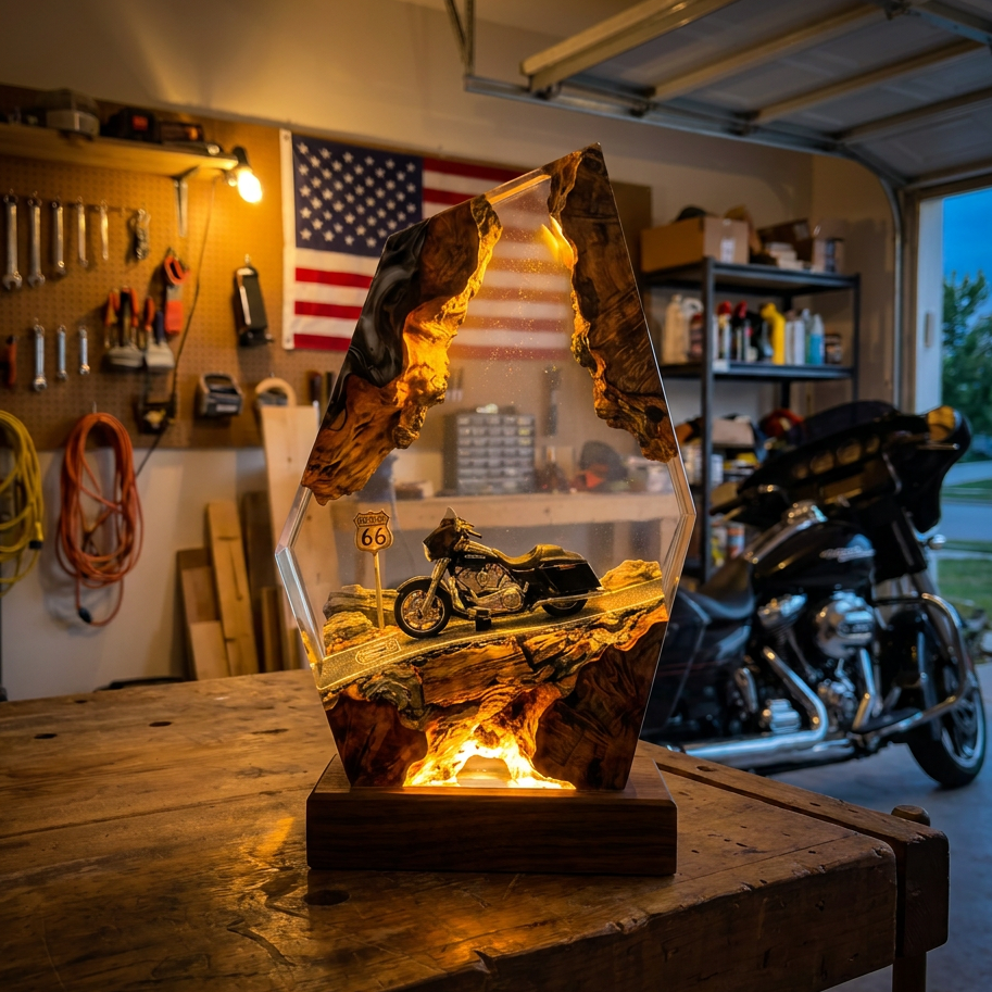 Haley's Lamps™ - Street Glide Resin Lamp