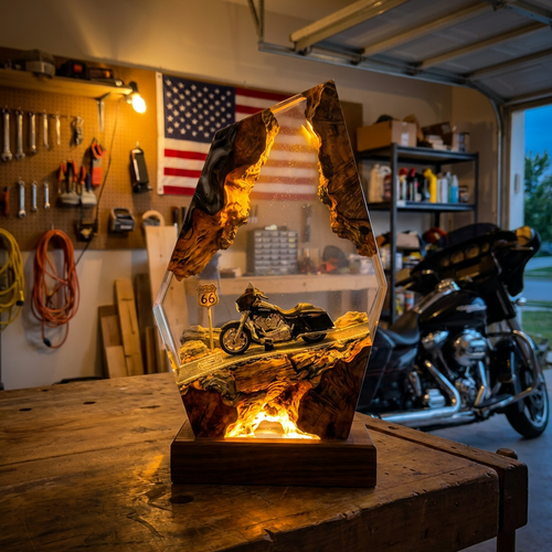 Haley's Lamps™ - Street Glide Resin Lamp