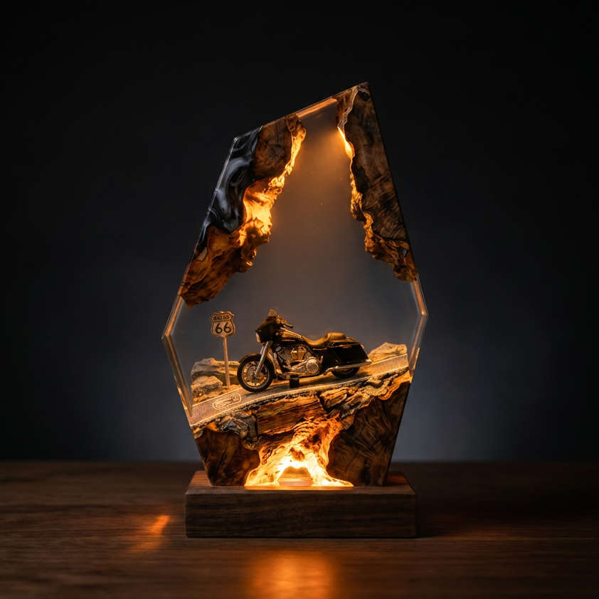 Haley's Lamps™ - Street Glide Resin Lamp
